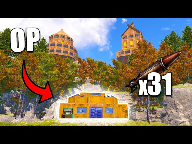 I Built A NEW OP SOLO Base Amongst Big Clans in Rust class=