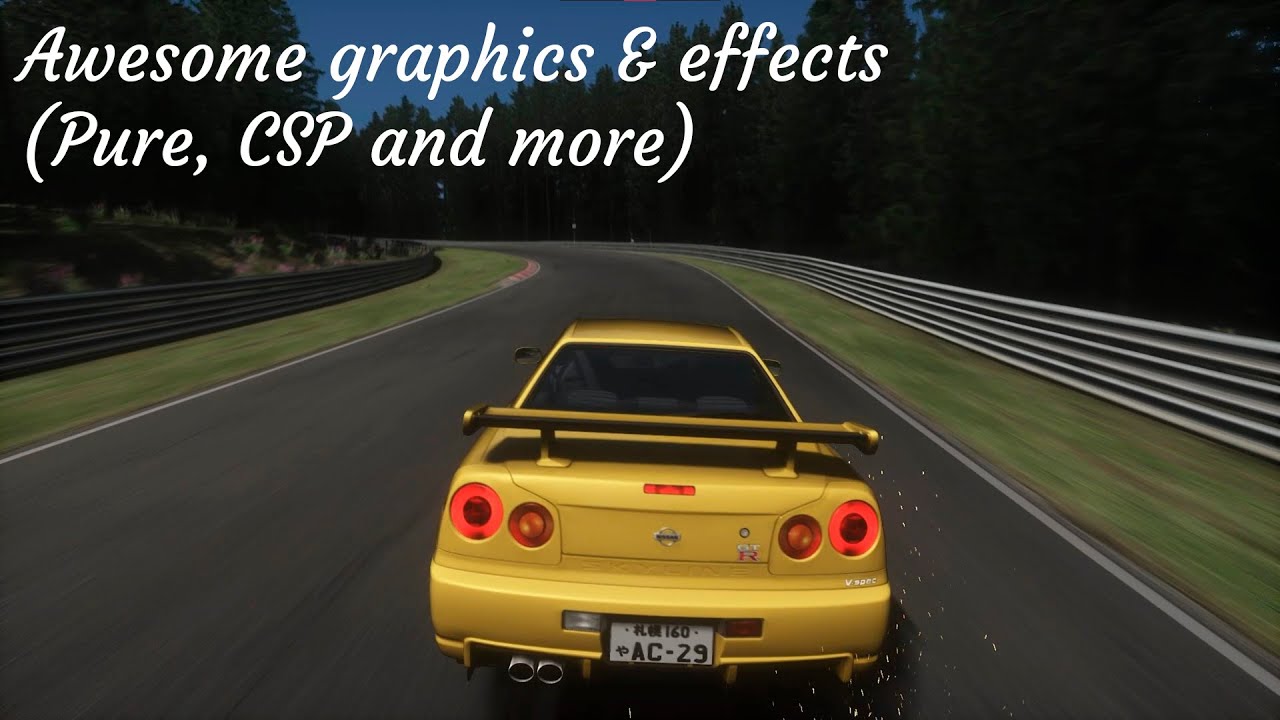 Assetto Corsa / Nissan Skyline GTR R34 V-Spec / Nordschleife - YouTube