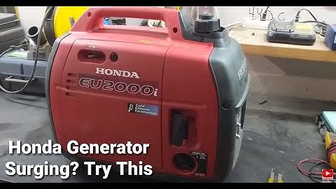 How I fix the Honda Generator EU2000 Surging on smart / eco throttle idle