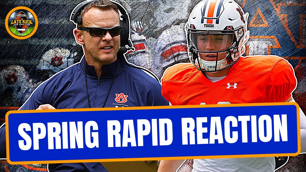 Auburn Football – Spring Rapid Reaction (Late Kick Cut)