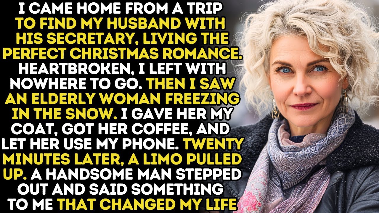 On A Frozen Bench, She Gave Her Jacket To A Old Woman — Not Knowing She Was A Billionaire...