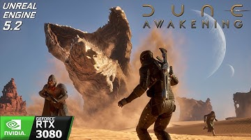 Dune: Awakening Benchmark UE 5.2 | RTX 3080 | 4K 1440p DLSS FSR3 FG