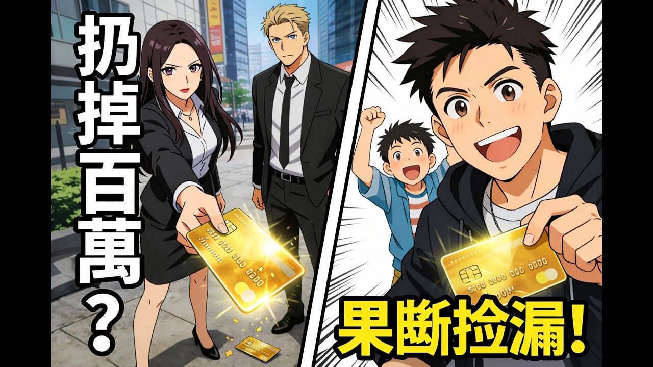 【完整版短劇】✅️清高女主為尊嚴扔掉百萬銀行卡？窮小子果斷撿漏狂抱富二代大腿，專治各種綠茶與雙標！#短劇