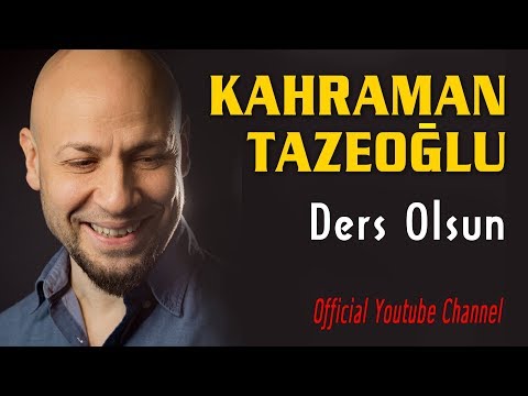 Kahraman Tazeoğlu - Bu Da Bana Ders Olsun (Official Audio) | Duygusal Aşk Şiirleri