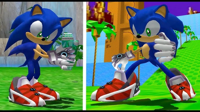 NintendoFan on X: Tentei novamente deixar o design do Sonic do