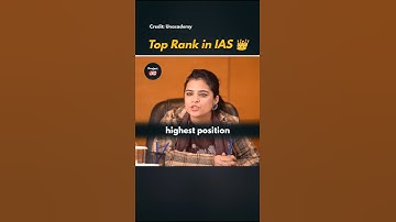 Top Rank IN IAS 👑 UPSC Interview | Motivatie
