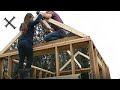 Building a Shed on a budget! (part 4 framing the roof)