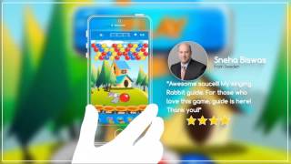 FREE Mobile App Gameplay - Awesome Rabbit Bubble Shooter Game For Mobile On Android Devices screenshot 3