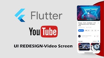Flutter UI Redesign YouTube Speed Code - Video Screen
