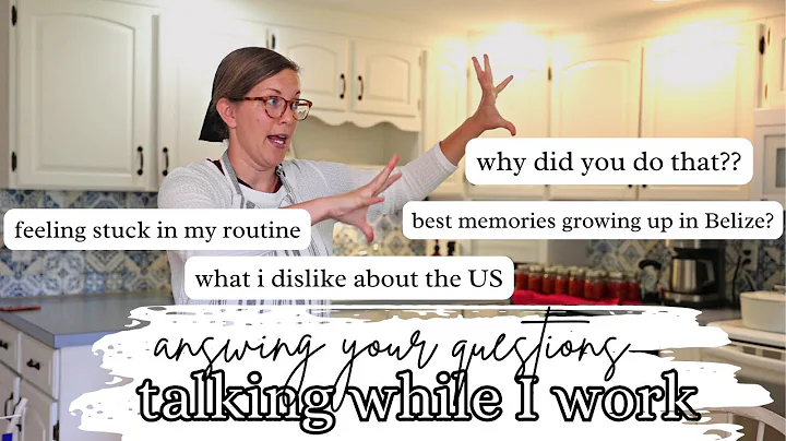 Chatty work with me video | Answering your questio...