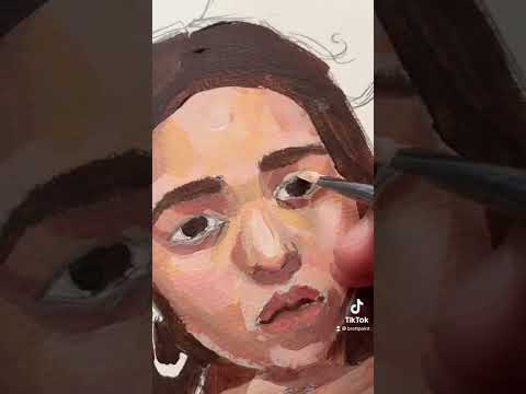 How I paint portraits shorts