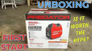PREDATOR 2500 Inverter Generator UNBOXING & First Start | Worth The Hype?