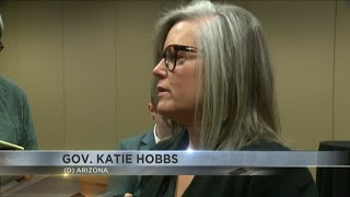 Governor Katie Hobbs spoke at UA talking about Arizona's water future Gov Hobbs Talks Foreign Water Interests In Arizona
