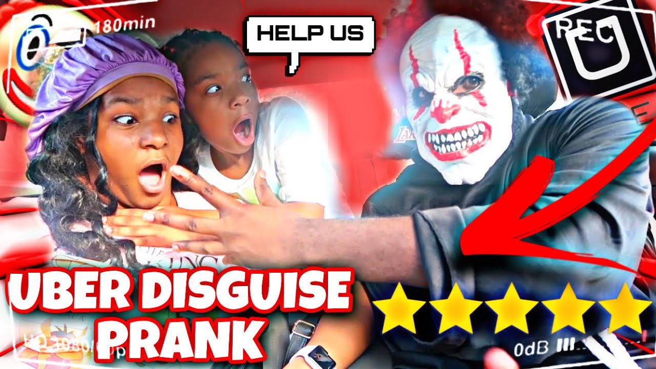 Scary Clown Uber Disguise Prank On Sisters Goes Wrong Youtube 