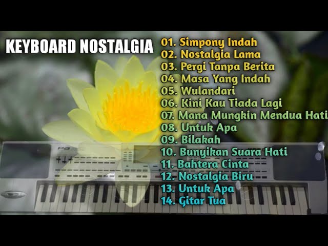 Lagu versi keyboard Kenangan Full album(cover) class=