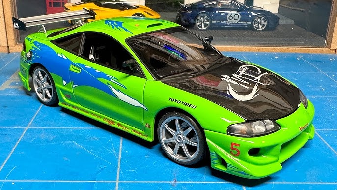 Miniature 1/24 MITSUBISHI Eclipse Fast And Furious I RS Automobiles