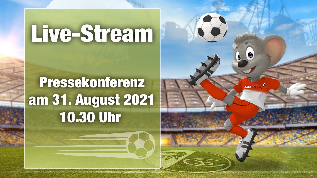 Livestream Pressekonferenz SC Freiburg and Europa-Park