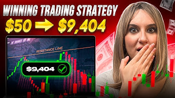 Ideal Trading Strategy for Beginners: $50 - $9,404 IN 6 MIN | BINARY TRADING STRATEGY