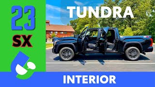 Explore the Feature-Packed Interior of the 2023 Toyota Tundra SX