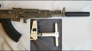 Cutting Ak Muzzle For Suppressor Alignment Kns Piston Tuning