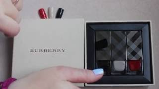 Обзор лаков для ногтей Burberry  Iconic Color Nail Polish - Видео от Natalia P