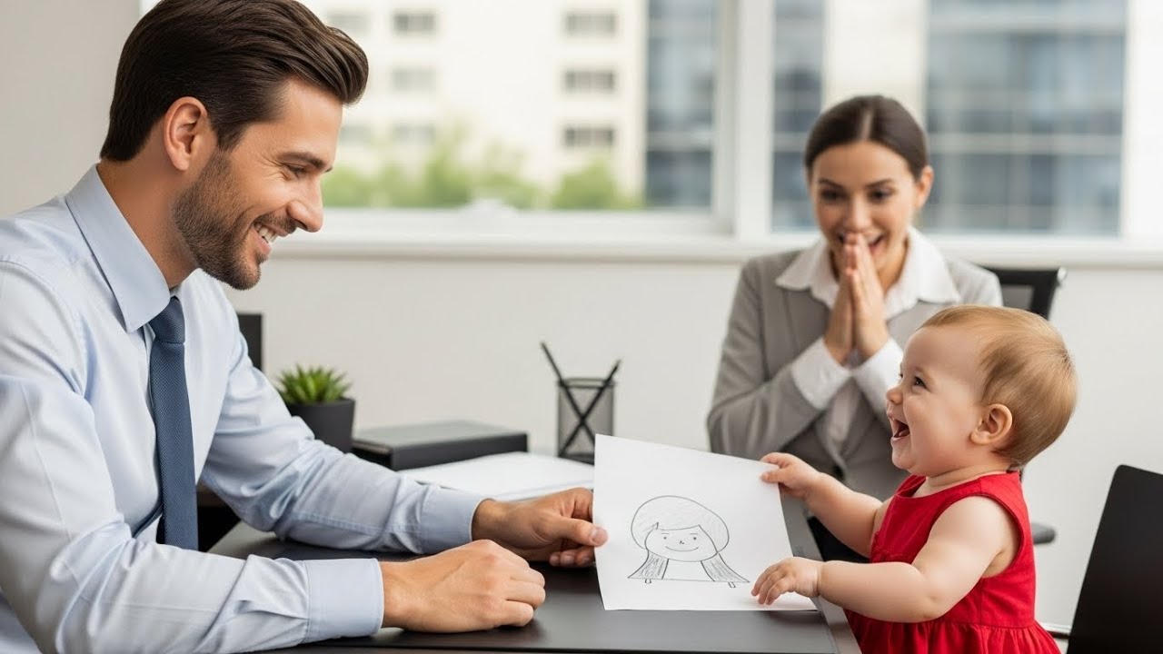 Millonario estaba a punto de abandonar la empresa, pero el dibujo de la niña le mostró la solución