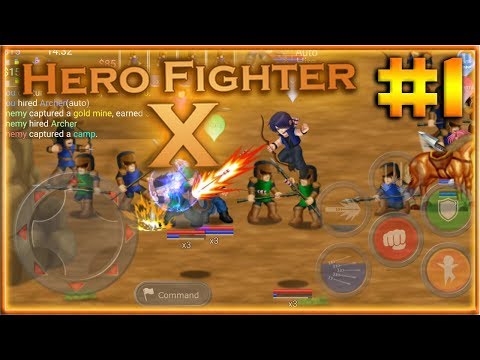 Жесткие зарубы! Прохождение! [Hero Fighter X] #1