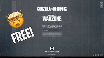 HOW TO GET EXCLUSIVE SET OF GODZILLA VS KING KONG CALLING CARDS FOR FREE IN WARZONE!