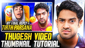 How to Make thumbnail Like Thugesh | Thugesh Pscc Thumbnail tutorial