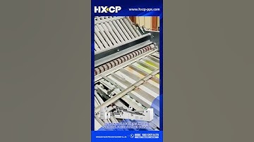 #HXCP CP Round Pile Folding Machine with Vertical Press Stacker Delivery