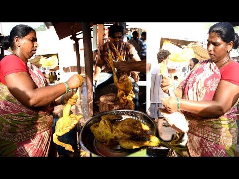 Professional Chicken Cutting| Amazing Chicken Cutting Skills By Woman in Indian chicken Marke