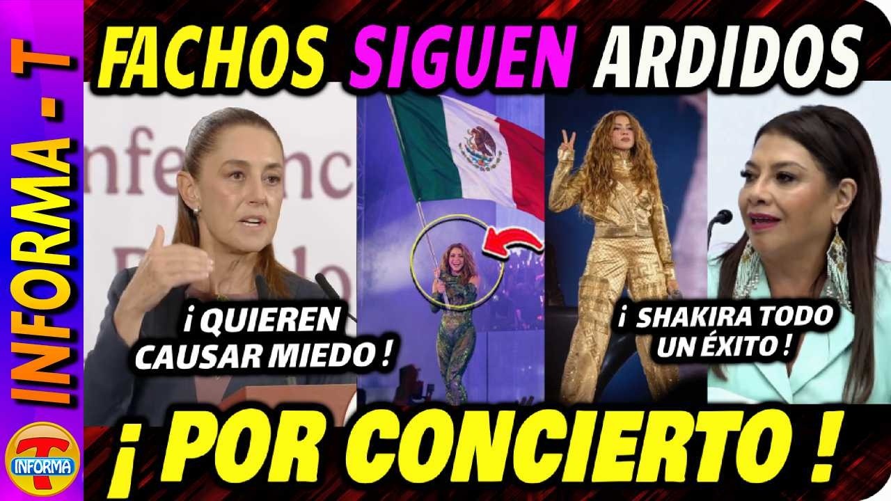 ARDIDIDÍSIMOS LOS FACHOS POR EL CONCIERTO DE SHAKIRA. LA PRESIDENTA Y CLARA BRUGADA LOS DESMIENTEN.