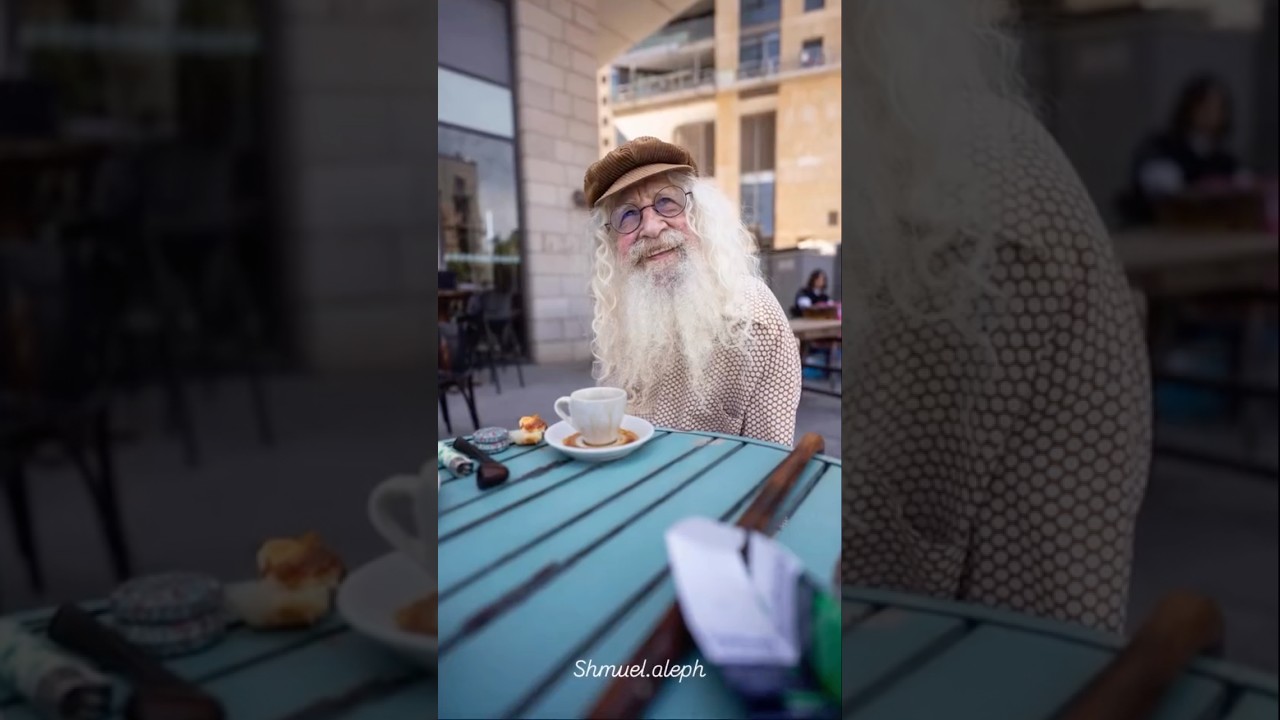 Jerusalem Man Shares Words of Wisdom 📸