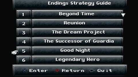 Chrono Trigger: Tips for All Endings