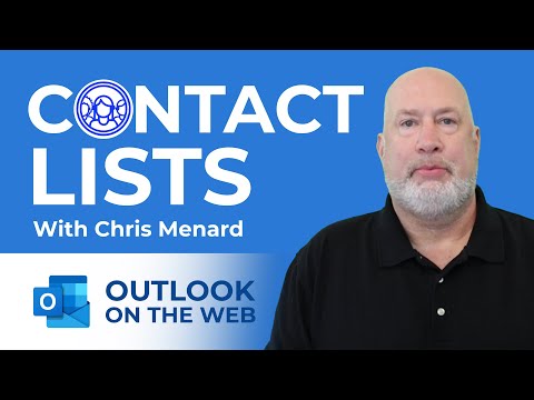 Outlook: Create Contact List using Outlook on the Web - aka Distribution List