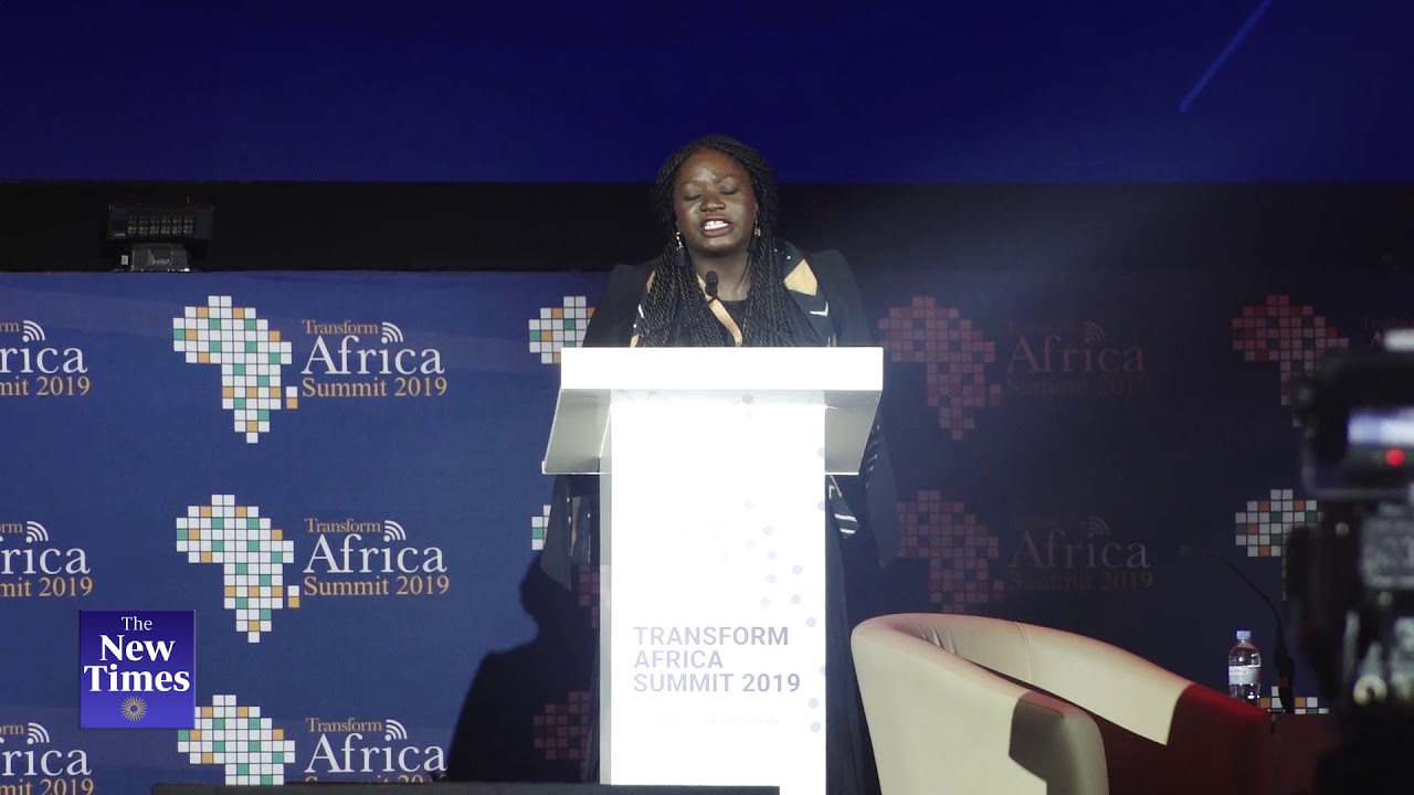 kigali arena Fatouna Ba, CEO Janngo, speaks at TransformAfrica 2019