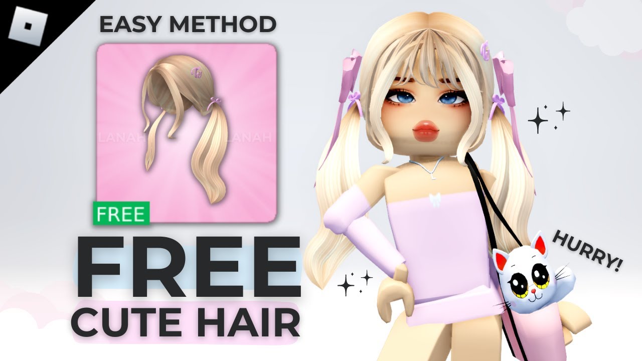 EASY METHOD] GET TWICE BLONDE PIGTAILS FREE HAIR 🤩🥰 IN TWICE