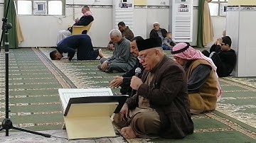 تلاوة من سورة الأحزاب الحاج مجيد أبو عمر الفهداوي - جامع الحاج مخلف  ٢٩ ١٢ ٢٠٢٣ م الجمعة