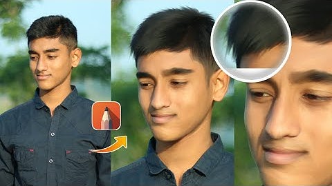 Face And Smooth Autodesk Sketchbook Editing || Tutorial Bangla