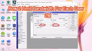 How to limit speed for each user in Mikrotik Router screenshot 5