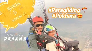 ⁣Believe Yourself You Can Fly ,Paragliding In Pokhara, Nepal