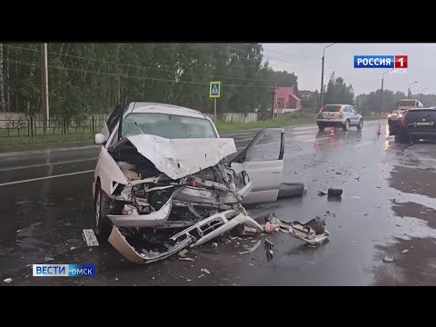 Смертельное ДТП на Левобережье в Омске