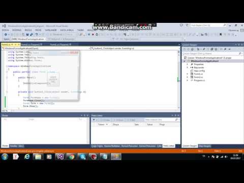 C# FORM EKLEME