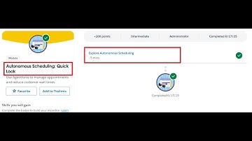 Autonomous Scheduling: Quick Look | Salesforce Trailhead
