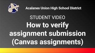 Canvas - Student Submission Verification (Canvas Assignments)