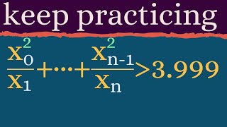 Famous I usually skip inequalities... Profile