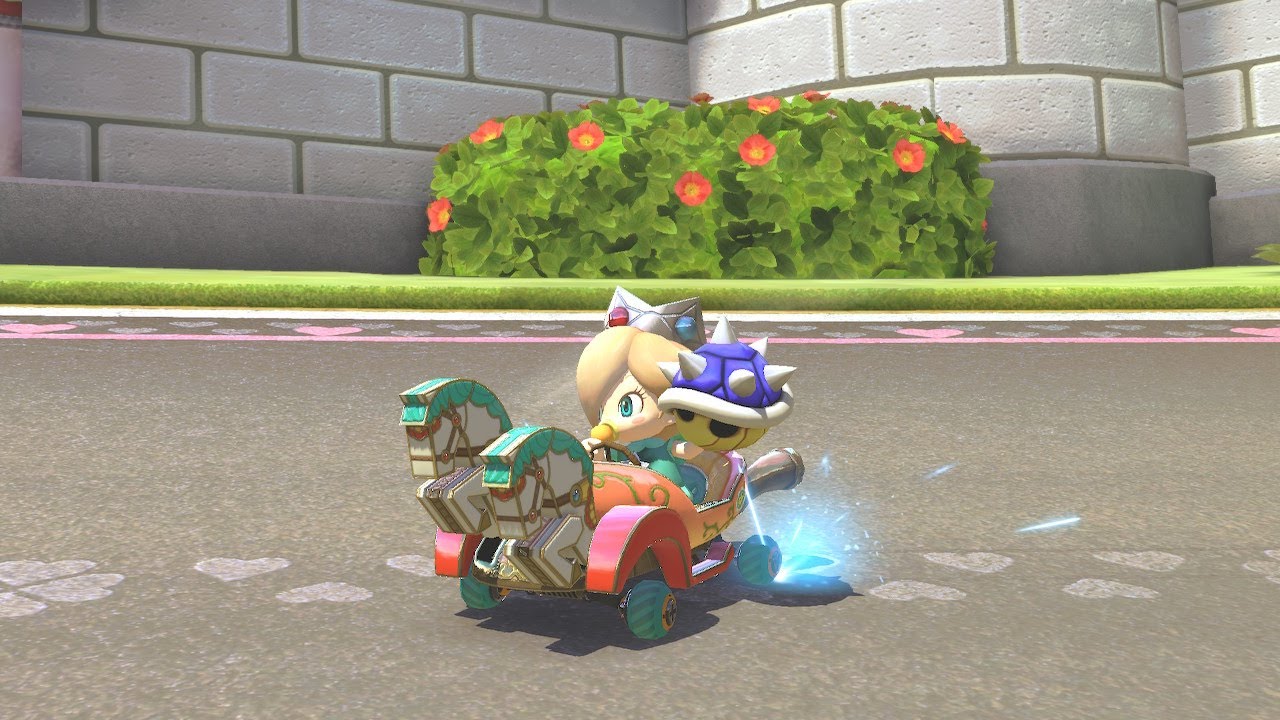 Mario Kart 8 DX Baby Rosalina Prancer Azure Roller
