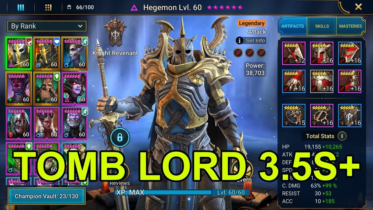 My 18th 6 Star Hero Raid Shadow Legends Episode 76 Youtube