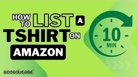 How to List a T-Shirt on Amazon | Step-by-Step Tutorial for Beginners (2025)