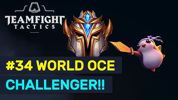 #34 WORLD RANKING! Promotion To OCE Master/Challenger! | TFT | Teamfight Tactics